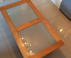 Solid wood table