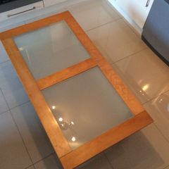 Solid wood table