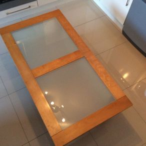 Solid wood table