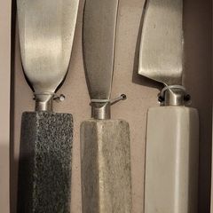 marble cheese knife set