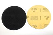 100PC 115mm Velcro Silicone Carbide Disc Pads 60 GRIT FREE BACKER