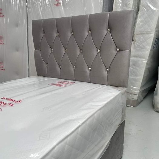 Brand New Stylish single Divan Beds.. Multiple Options Of Headboards. Tufted Memory Foam Mattresses Available. Drawers Storage Available