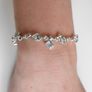 Women's Sterling Silver Bracelet 925 Image 3