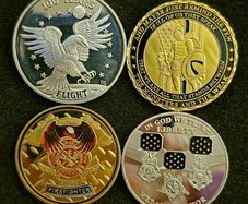 UNITED STATES, military challenge/ commerative coins.