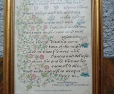 Vintage Calligraphy, Shakespeare