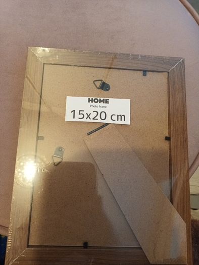 Dark wood photo frame