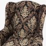 2 wing armchair covers black beige Image 2