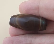 Vintage Natural Eye Suliemani Agate Bead Amulet