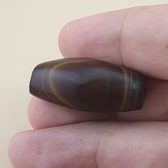 Vintage Natural Eye Suliemani Agate Bead Amulet