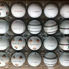 20 used Taylor Made TP5 and TP5x grade B golf balls