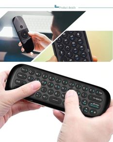 Brand New Smart Fly Air Mouse Dual Side Rechargeble Mini IR Remote Control..