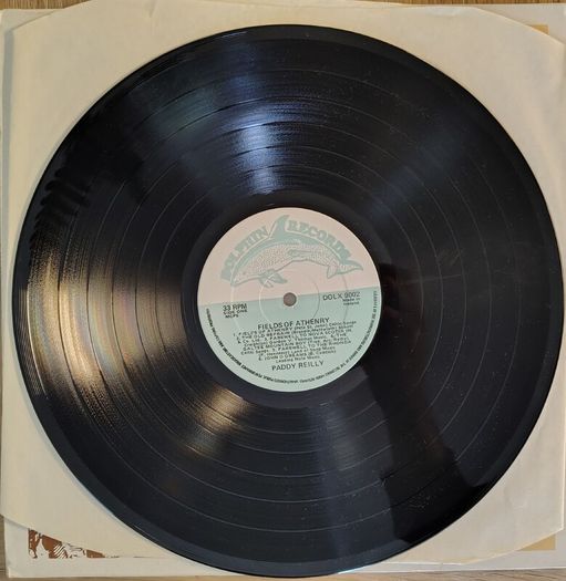 Paddy Reilly - The Fields of Athenry Vinyl LP (1982) Original Irish Pressing Dolphin Records EX+ Folk