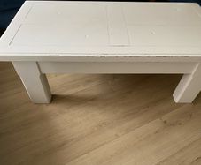 Upcycled solid oak coffee table