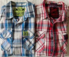 Superdry Lumberjack Shirts x 2