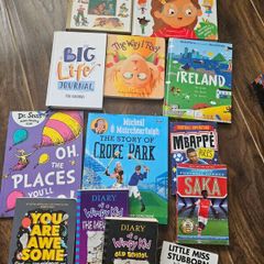 Selection of games books and puzzles