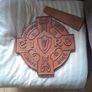 vintage carved g.a.a shield Image 7