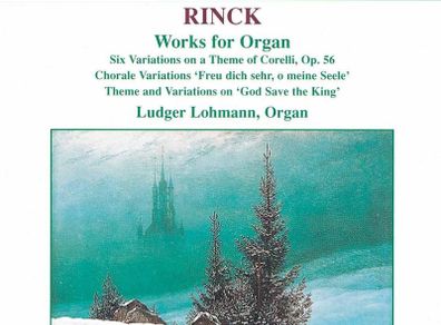 Rinck. Works for Organ. CD. Free Postage!