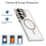 Samsung Galaxy S26 Ultra Bright Color Clear MagSafe Lens Frame Holder Phone Case Image 3
