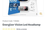 New sealed energizer led  Cycling head torch
