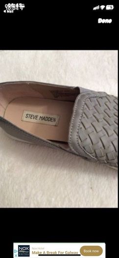 shoes Steve Madden size 40 grey weave