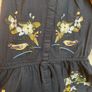 Next age 8-9 BNWT Girl's two piece set, charcoal & ochre Image 2