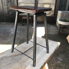 Walnut side table