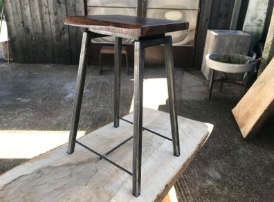 Walnut side table
