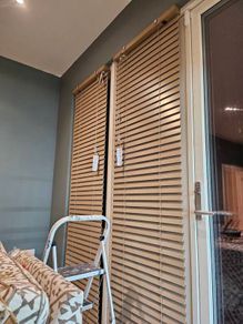 Scandinavian oak blinds