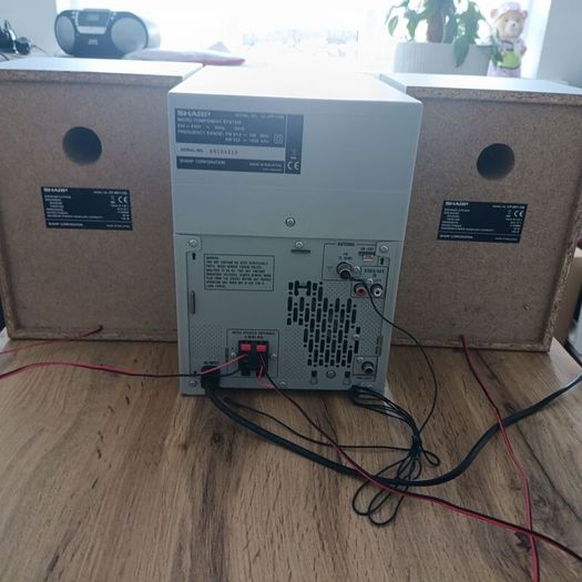 Sharp XL MP110 Micro Component System 5 Disc CD Changer Cassette mp3 FM