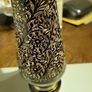 Vintage black and  gold vase Image 4