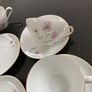 Set of Four Teacups/ Saucers Image 5