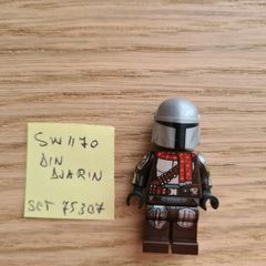 lego sw1170 Din Djarin Mandalorian, set star wars 75307