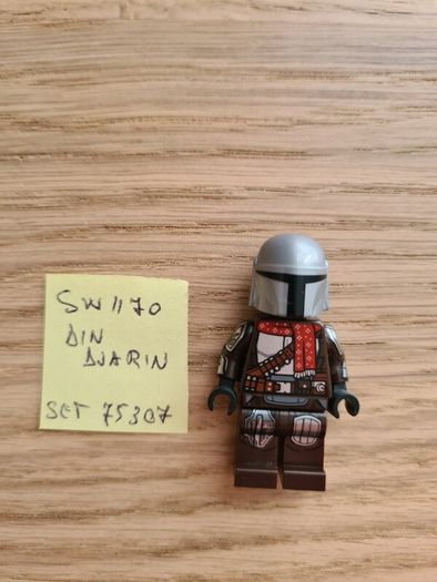 lego sw1170 Din Djarin Mandalorian, set star wars 75307