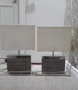 A pair of meadows and Byrne table lamps