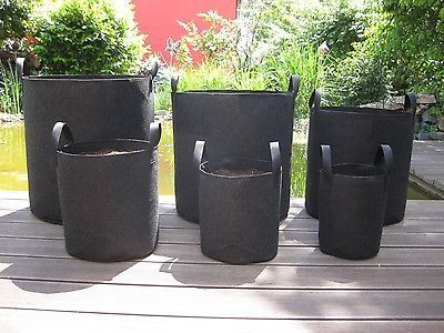 26L Smart Grow Pot Bag Hydroponics Aeroponics Fabric Geotextile