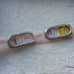 Pandora ME extended pave link earrings,very good condition fully hallmarked