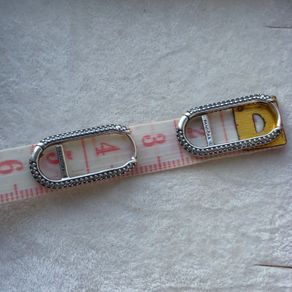 Pandora ME extended pave link earrings,very good condition fully hallmarked