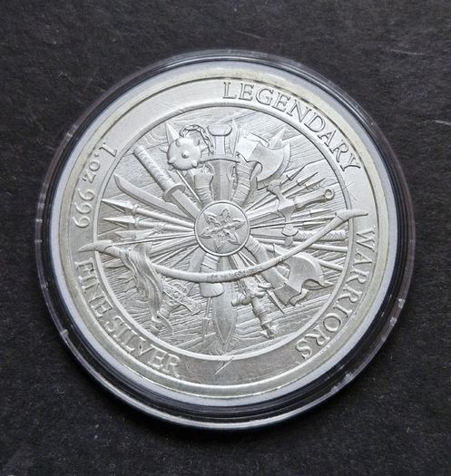 1 Oz Silver Legendary Warriors Geronimo
