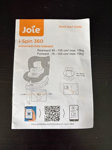 Joie i-Spin 360 carseat