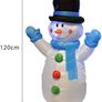 Garden Mile Large Self-Inflatable Snowman with Built-in LED Lights Christmas Decorations Electric Blow Up Giant Illuminated Christmas Ornaments Xmas Figure Statue for Indoor Outdoor Xmas Decorations Image 5