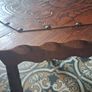 Unique carved vintage spanish table Image 3