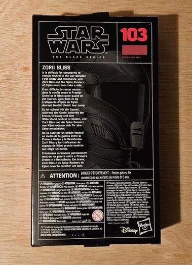 Star Wars Zorii Bliss 6" Scale Black Series New & Unopened