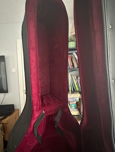 1/2 double bass rigid case
