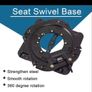 New universal Heavy Duty Seat Swivel Base Steel Plate Swivel Seat Base 360 Degree Rotatable for RV Van Camper Boat Truck Bus machinery dumper forklift tractor diggers Image 6