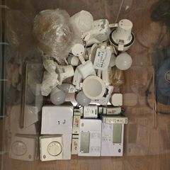 Thermostats  bulbs, ceiling lights