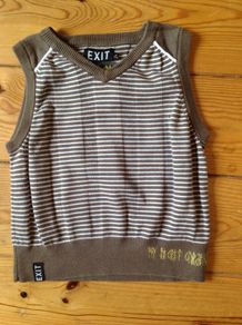 Age 2-3 Brown Sleeveless EXIT Jumper