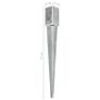 Ground Spikes 6 pcs Silver 8x8x76 cm Galvanised Steel Image 9