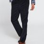 Mens Dark Navy Regular Fit Stretch Cords W38 L35 Image 2