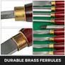 Lathe Chisel 8 Piece Wood Lathe Chisel Cutting Carving HSS Steel Blades Wood Turning Tools Lathe Chisel Set for Storage for Wood Turning Hardwood One Free Chisel Image 3