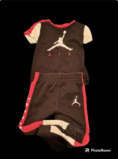 boys air jordan t shirt and joggers set